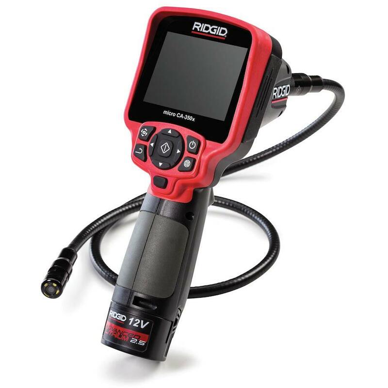 CAMERA D'INSPECT.MICRO 3,5" CA-350X 12V LI-ION RID