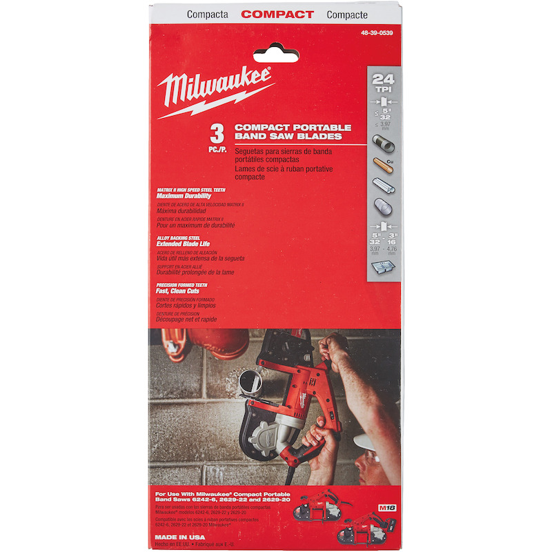 ZAAGLINT 900MM 25 T/"       48390539 (3ST)MILWAUKE