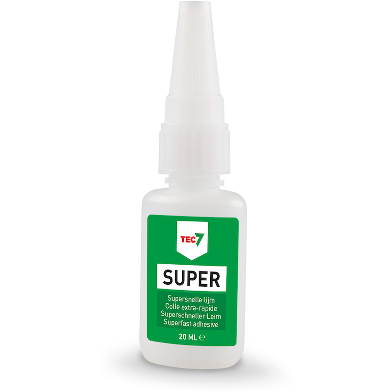 TEC7 - Colle instantanée - Super - transparent - flacon - 20 ml - 02956401