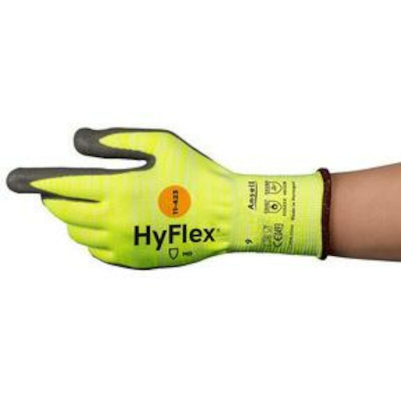 GANT HYFLEX JAUNE/GRIS      11-423        9 ANSELL