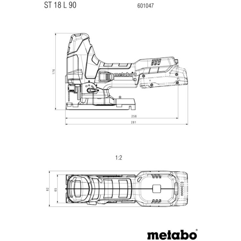 ACCUDECOUPEERZAAG 18V/BODY  ST 18 L 90      METABO
