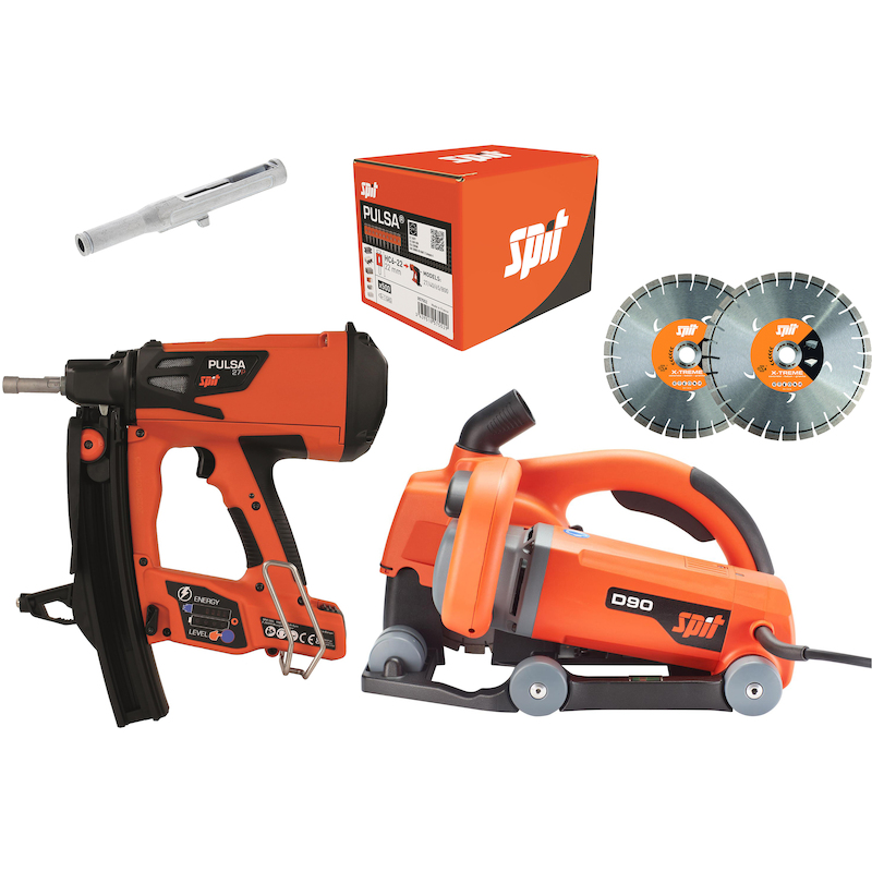ACTIE SPIT D90 + PULSA 27 EP+DIAMANTSCHIJVEN(2ST)