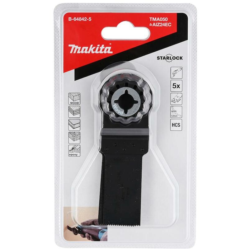 INVALZAAGBLAD 24X50MM       B-64842-5 (5ST) MAKITA