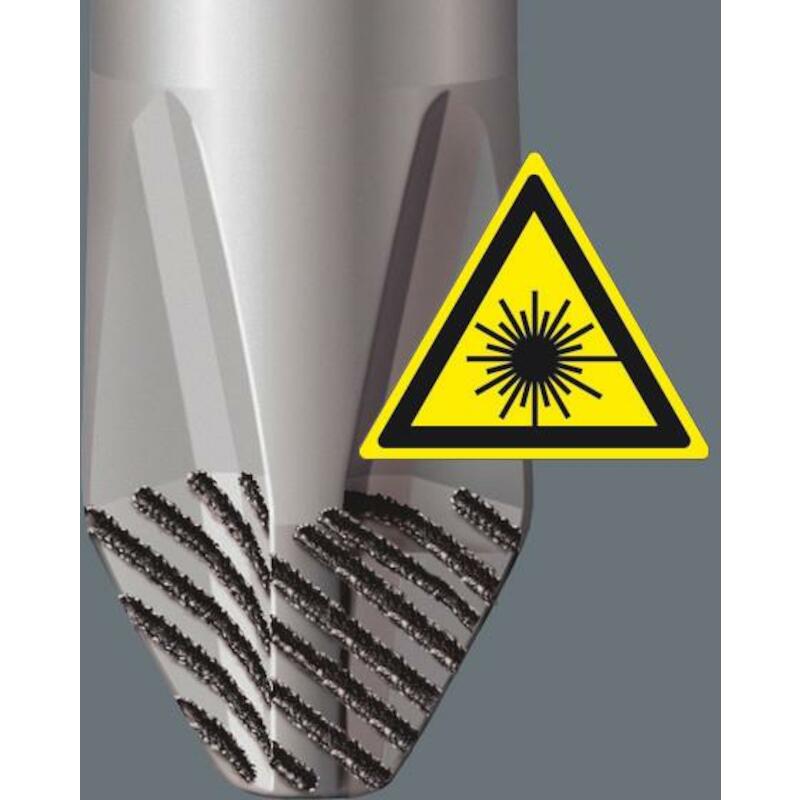 WERA 335 ZAAGSNEDE SCHROEVENDRAAIER, ELECTRICIËN KLING (0,4 x 2,5 x 75 mm)
