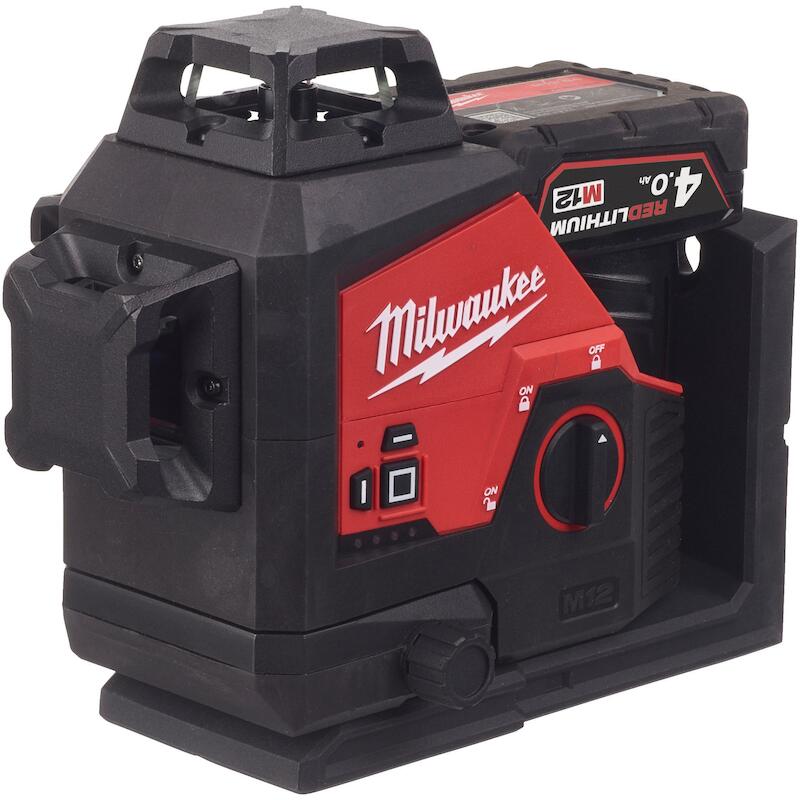 ACCUKRUISLIJNLASER 12V/4AH  M12 C3PL-401C MILWAUKE