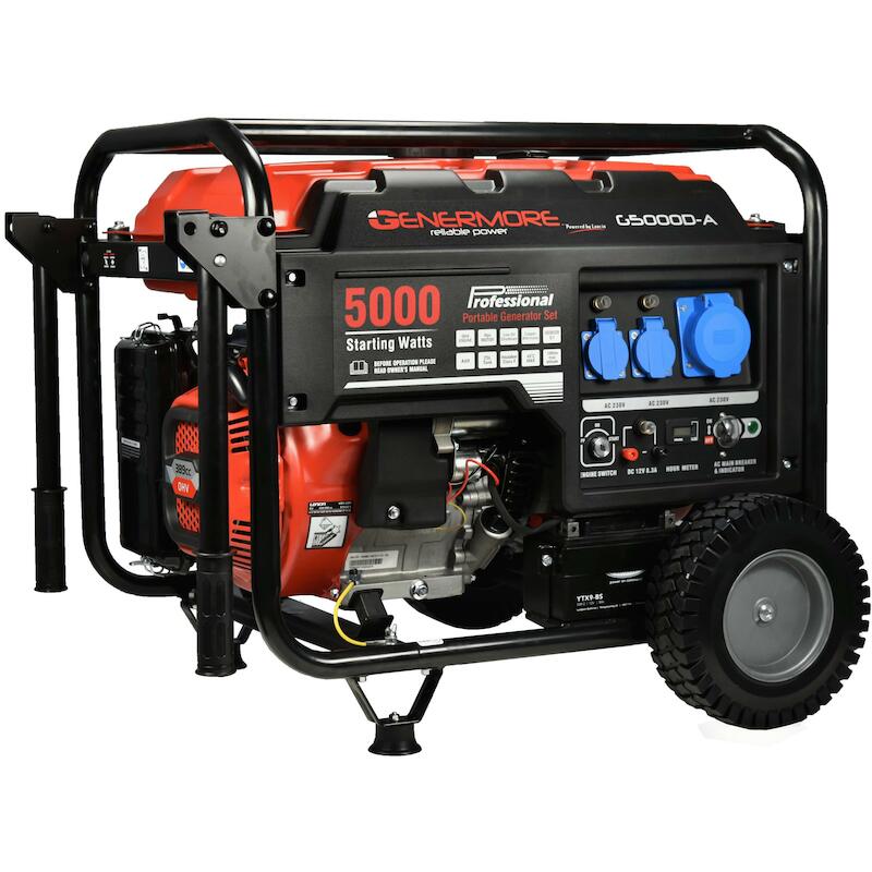GENERATOR BENZINE 5,0KVA    G5000D-A     GENERMORE