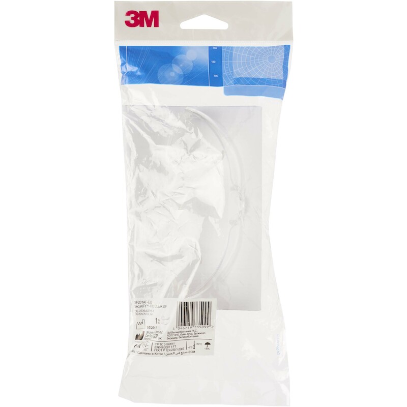 3m - Safety glasses - SecureFit 200 - SF201AF - Clear - Anti-scratch / anti-fog - 03295228