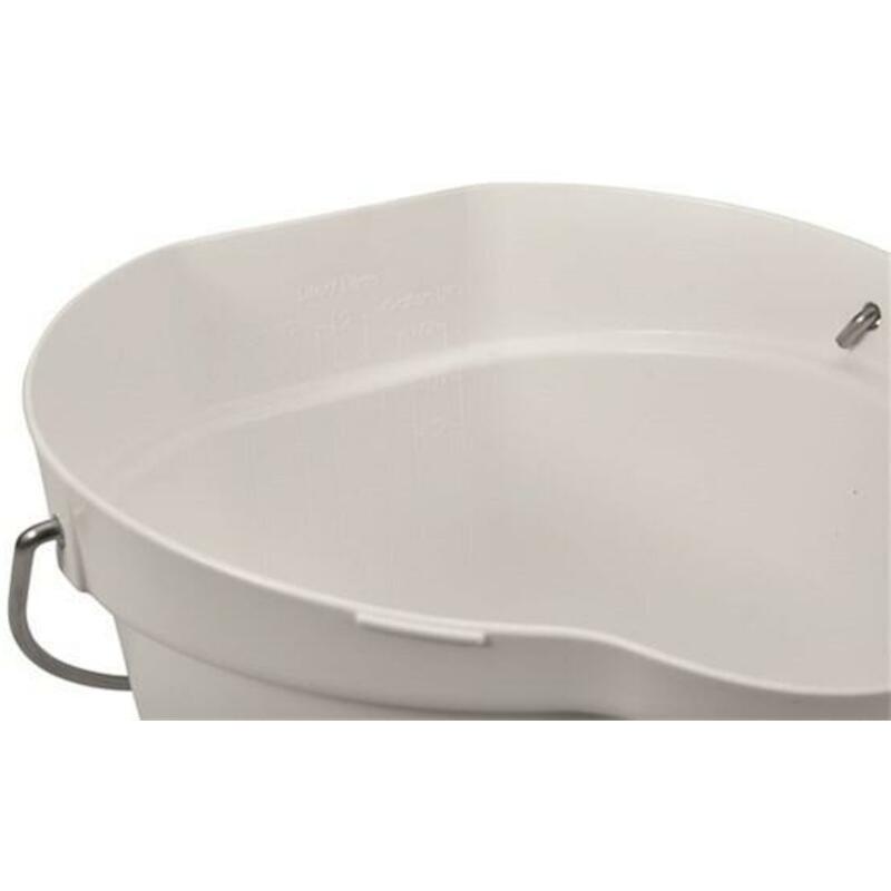 SEAU PP/INOX BLANC          5686/5 - 12L     VIKAN