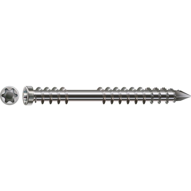 SPAANDERPLAATSCHROEF - SPAX T-STAR PLUS - CILINDERT25 GEDEELTELIJKE DRAAD 5X80 MM (100 EA)