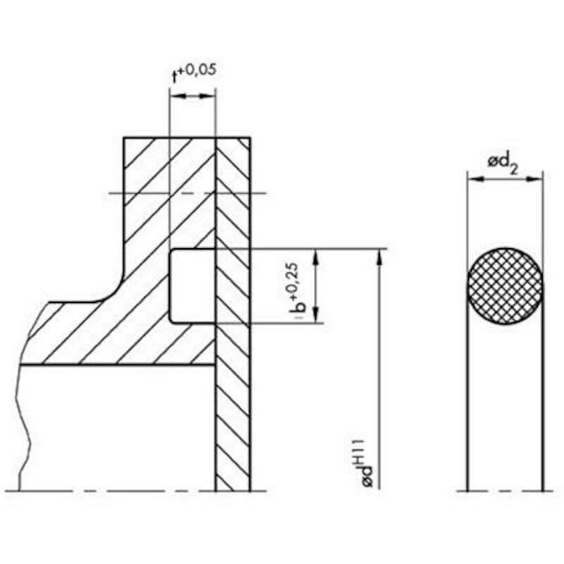 Joint torique - fkm - 80 Shore a - 48 x 3 mm - 15013472