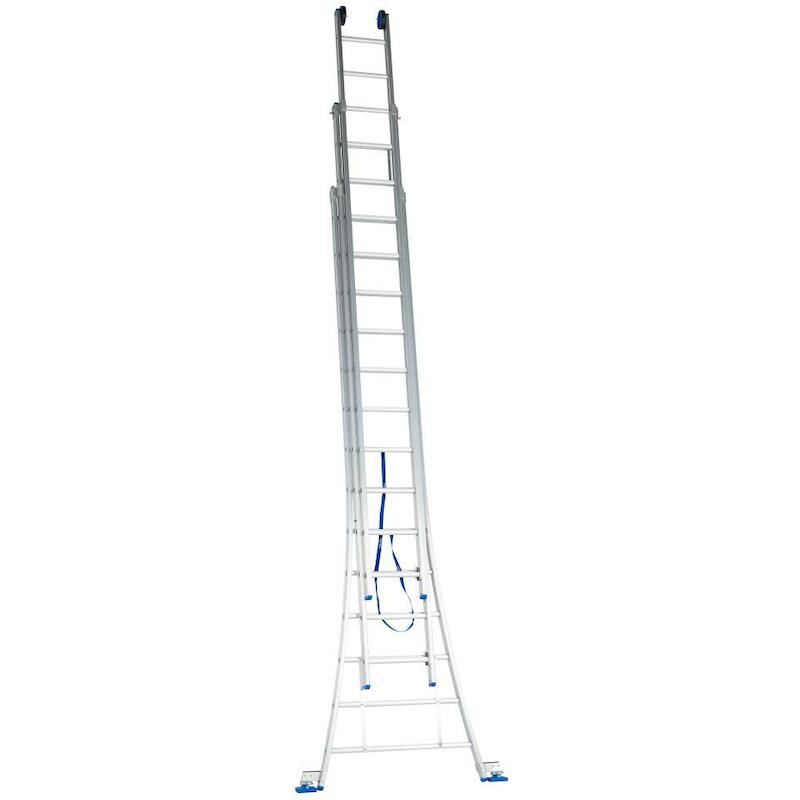 LADDER OPEN VOET   3X14 SPORTEN D14 - 9,00M SOLIDE