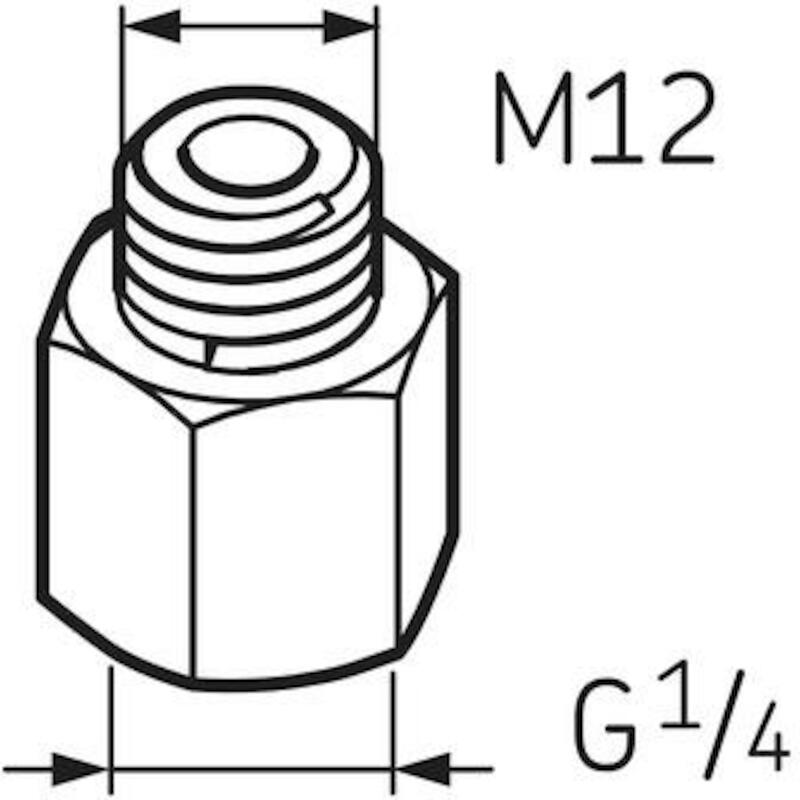 VERL.KOPP.1/4"V X M12X1,75M LAPN 12            SKF