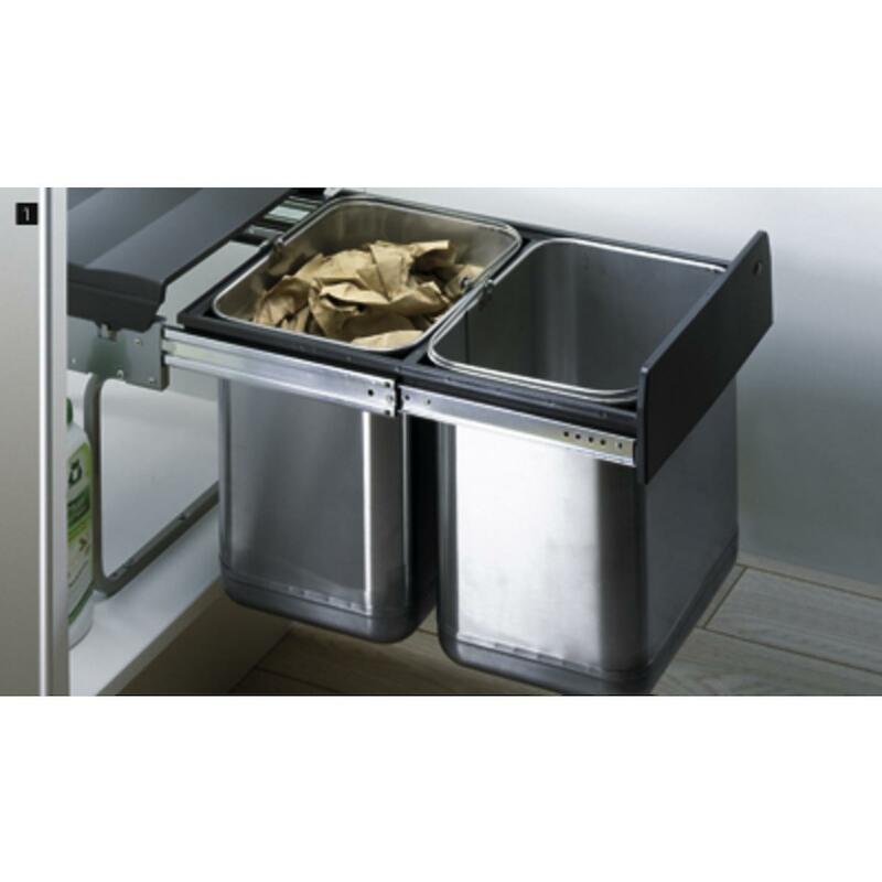 BIN.IT DUO II-400 338/485/385MM ZWART   HETT-49475