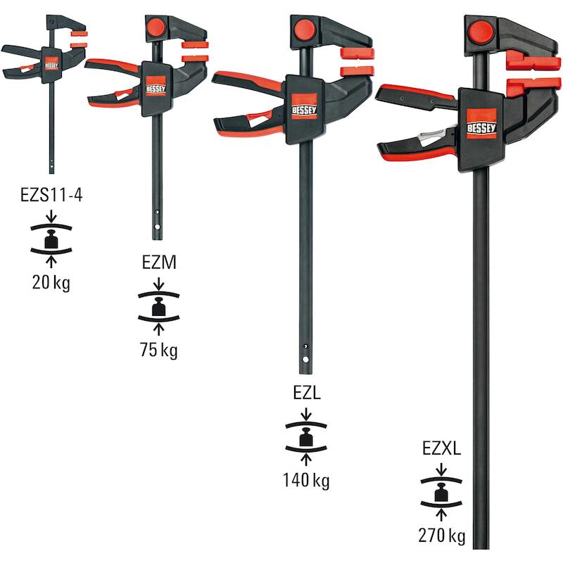PRESSE "UNE MAIN" 450X80    EZL45-8         BESSEY