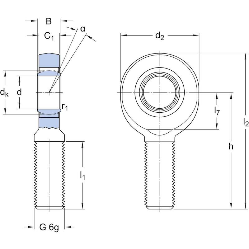 EMBOUT                      SA 12 C            SKF