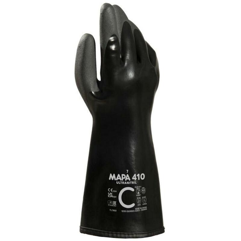 GANT PVC/NITRIL NOIR 35CM   ULTRANITRIL 410 7 MAPA