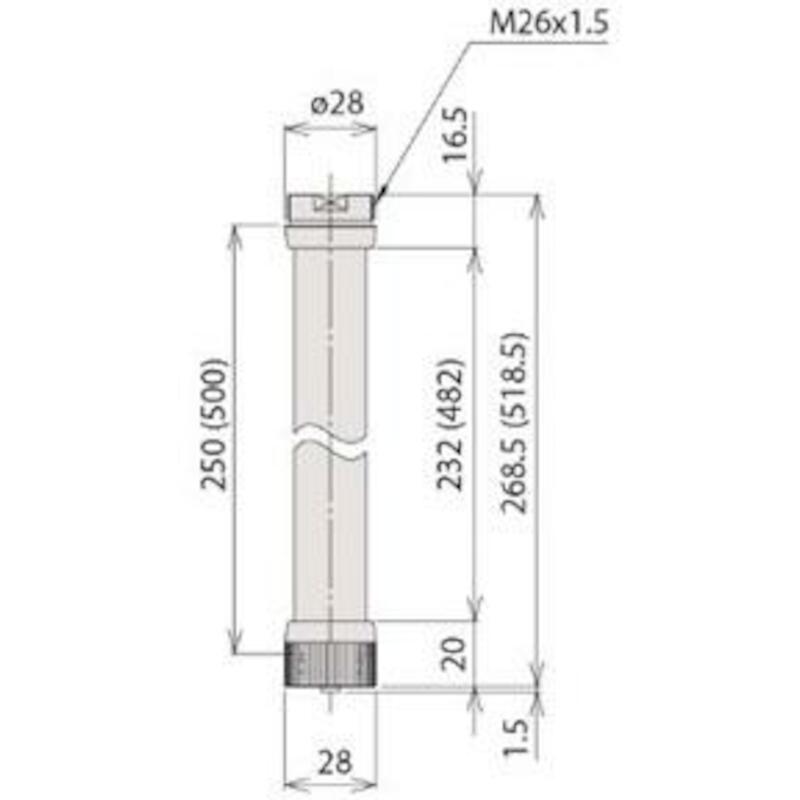 VERLENGBUIS 250MM VR 511    21DZA089      MITUTOYO