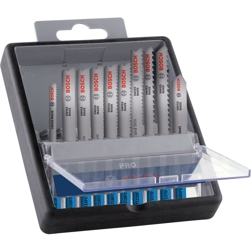 JEU LAMES SC.SAUT. MÉTAUX   2607011942 (10PC)BOSCH