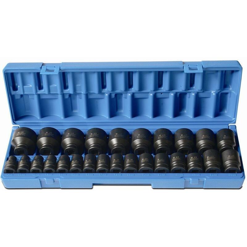 JEU DOUILLE IMPACT 1/2"     DO6052    (26PC)ACTION