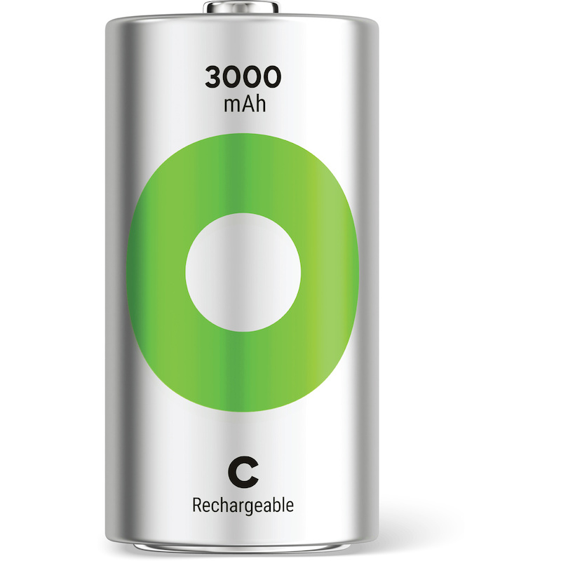 BATT.OPLAADBAAR NIMH-3000MA C             (2ST) GP