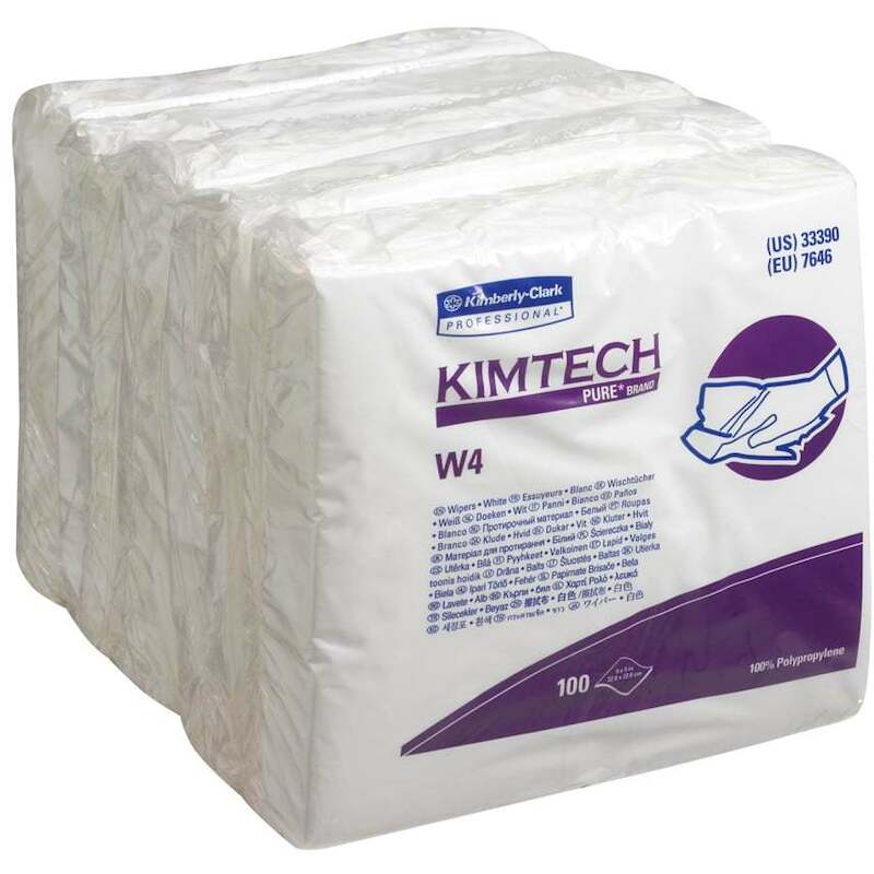 TORCHON KIMTECH PURE W4     7646 228X228 (5X100)KC