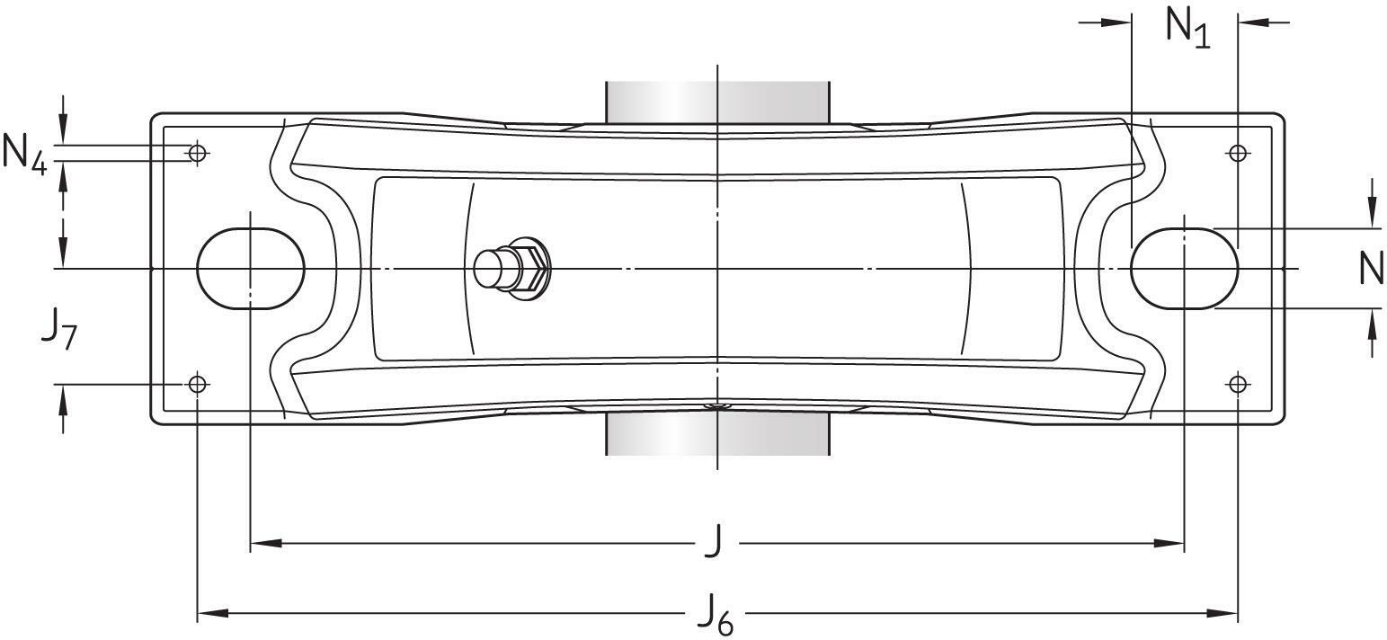 LAGERBLOK - SKF SYNT 75 L