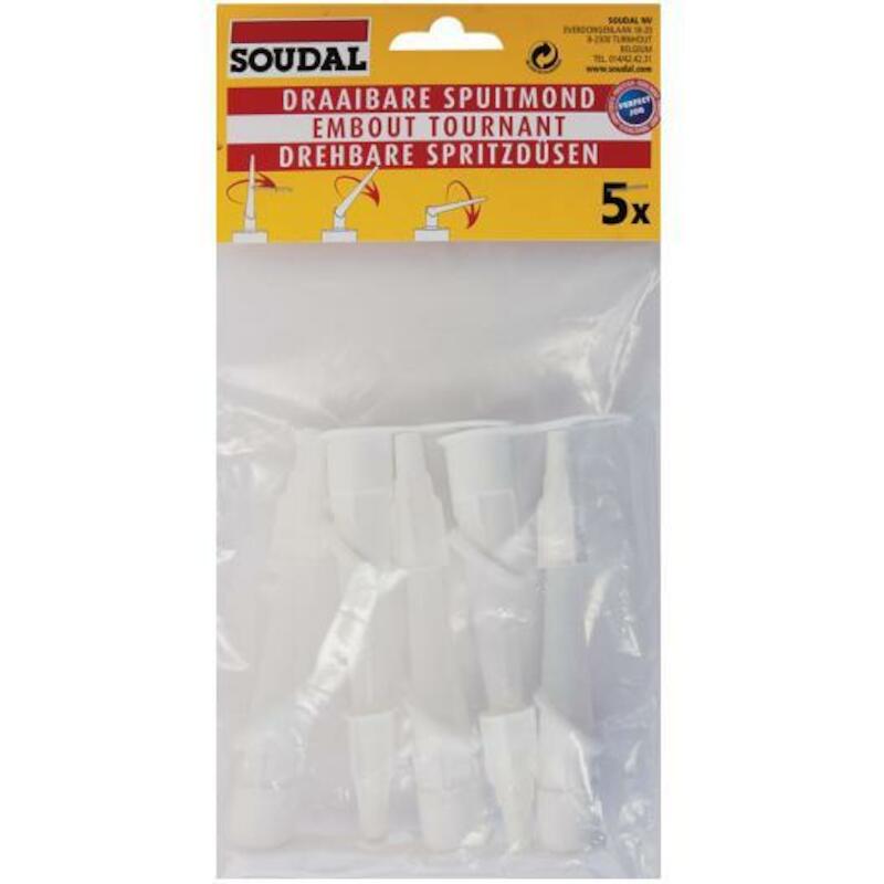 SPUITMOND DRAAIBAAR         117773     (5ST)SOUDAL