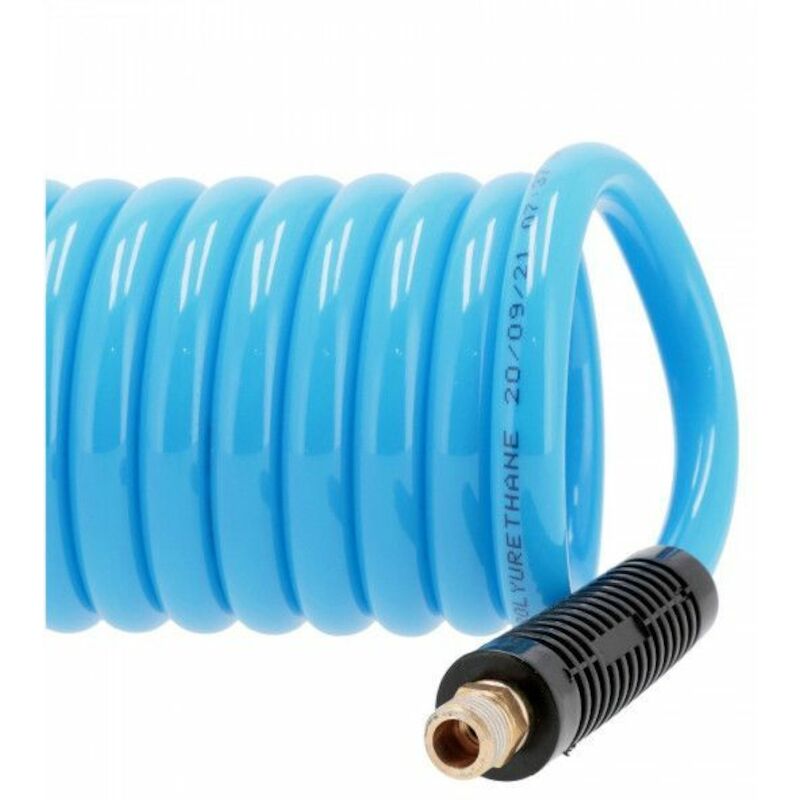 TUYAU SPIR.PU 12X1/4" BLEU  4304225 (7,5M)AIRPRESS