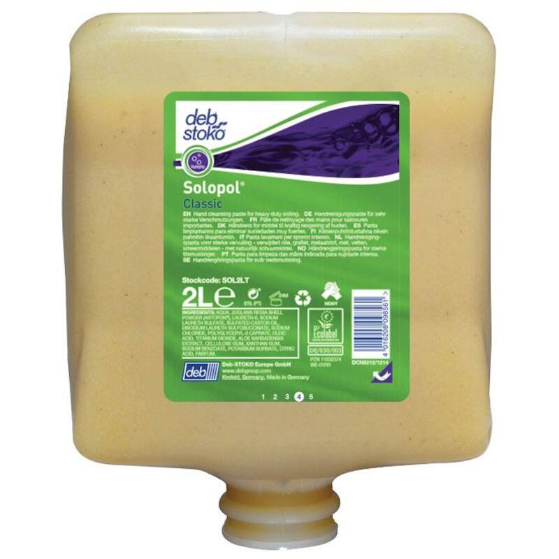 HUIDREINIGER HANDEN - DEB STOKO RANGE SOLOPOL CLASSIC - PASTA 2000 ML