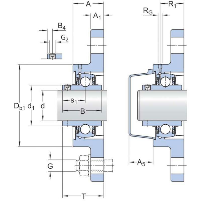 Y-FLENSLAGERBLOK            UCFL 207/H         SKF