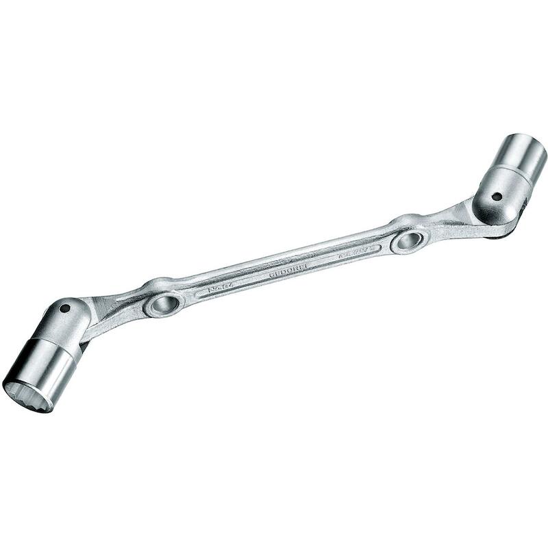 Gedore - Swivel head socket wrench - 34 14X15 - 14X15 mm - 245 mm - 41891556