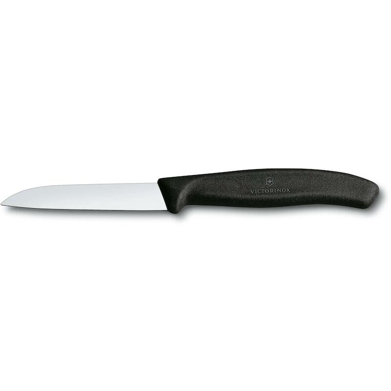 COUTEAU-ÉPLUCHEUR 8CM NOIR  6.7403      VICTORINOX