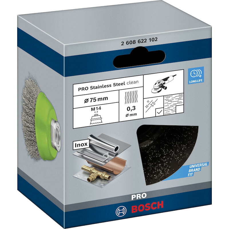 BROSSE BOISSEAU 75MM 0,3MM  2608622102       BOSCH
