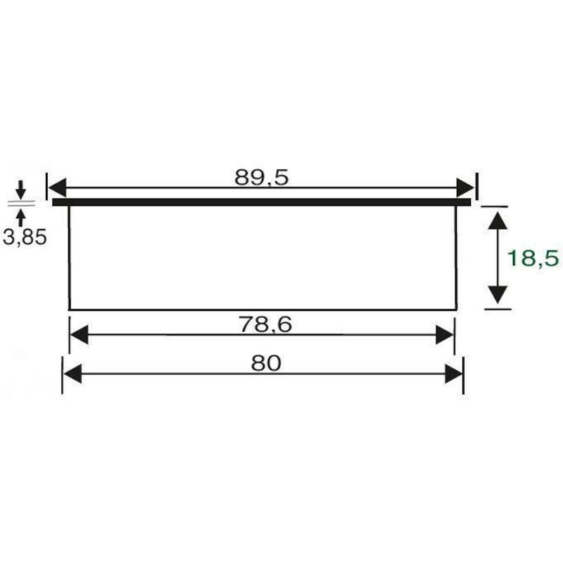 KABELDOORVOER WIT 80MM      2081.581           BMB
