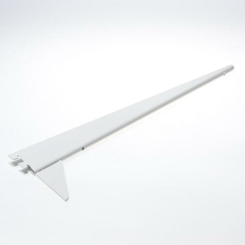 SUPPORT-ÉTAGERE DROIT BLANC 4050 50CM 80KG RENF.