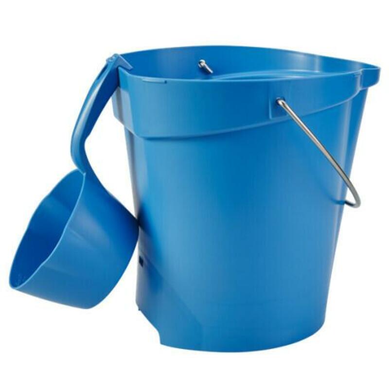 SEAU PP/INOX BLANC          5686/5 - 12L     VIKAN
