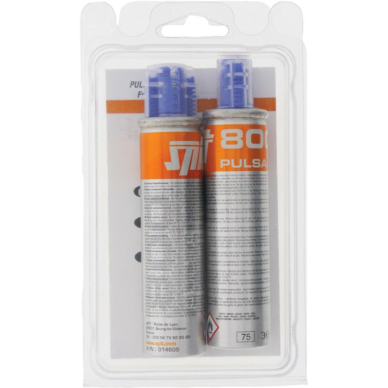CARTOUCHE DE GAZ BL.P800    011773       (2PC)SPIT