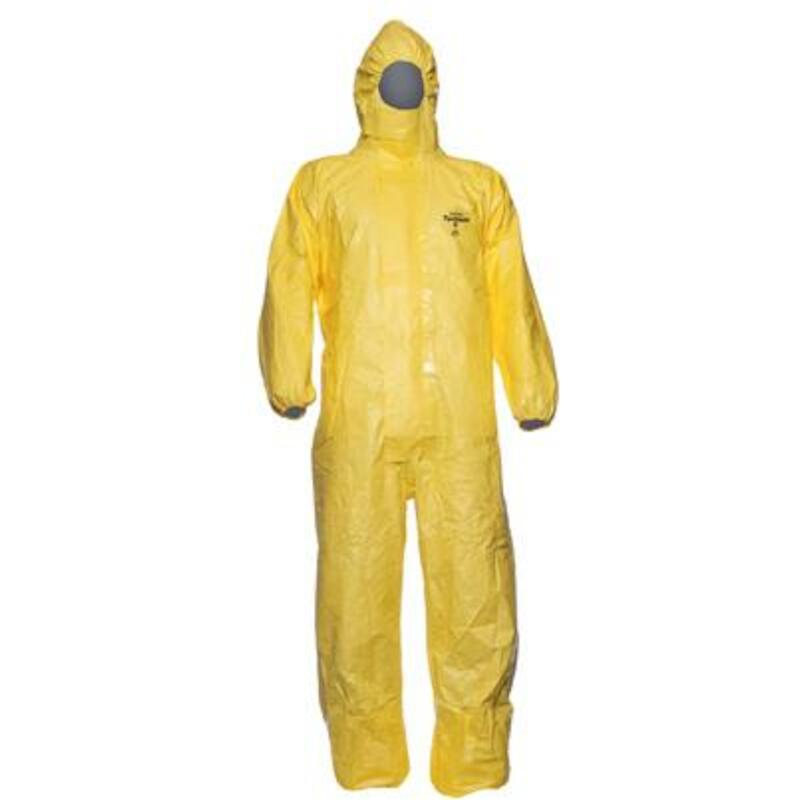 COMBINAISON À CAPUCH.JAUNE  TYCHEM 2000 C XXL TYVE