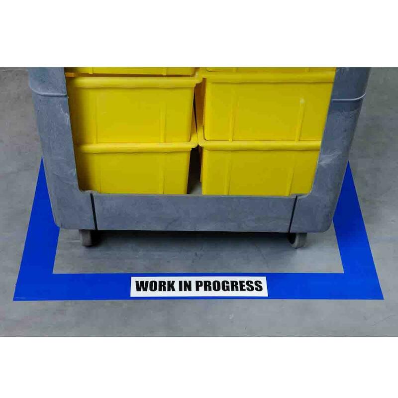 VLOERMARKERINGSTAPE - BRADY 104344 - BLAUW 76,2 MMX30 M