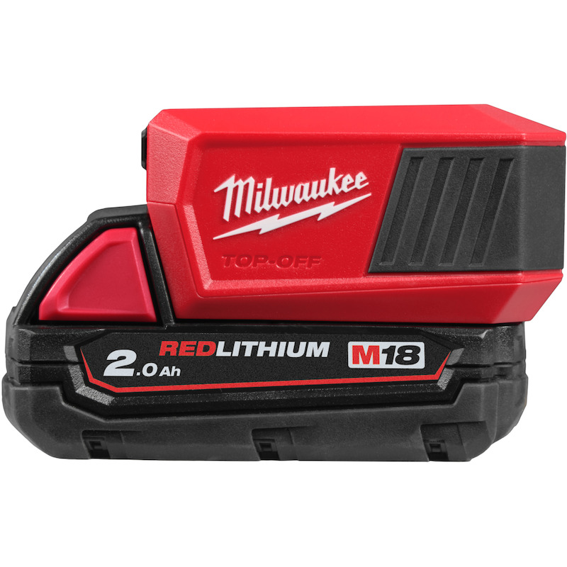 Milwaukee - Battery charger and power bank - M18 TC-0 - Li-ion - 18 V - 2.5 a - 08123303