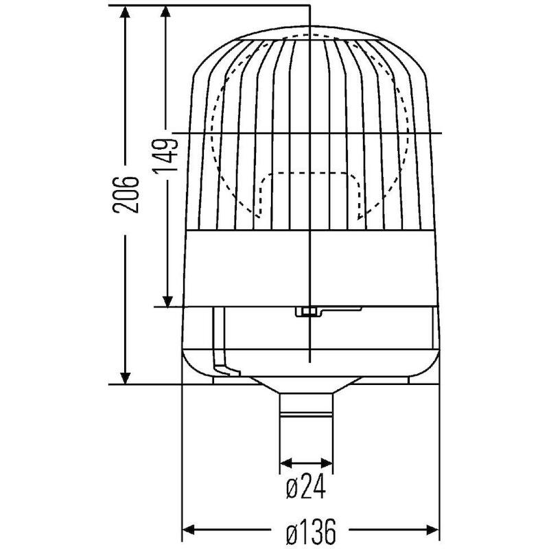 2RL.007.553.021 FLEXIBELE VOET 12/24V