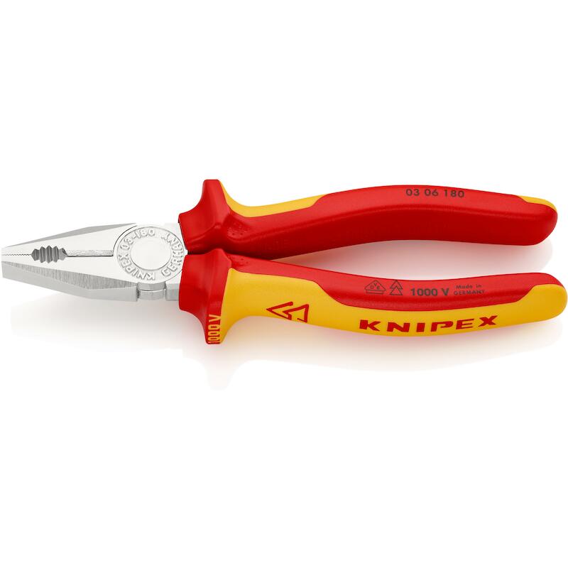 COMBINATIETANG VDE          03 06 - 180MM   KNIPEX