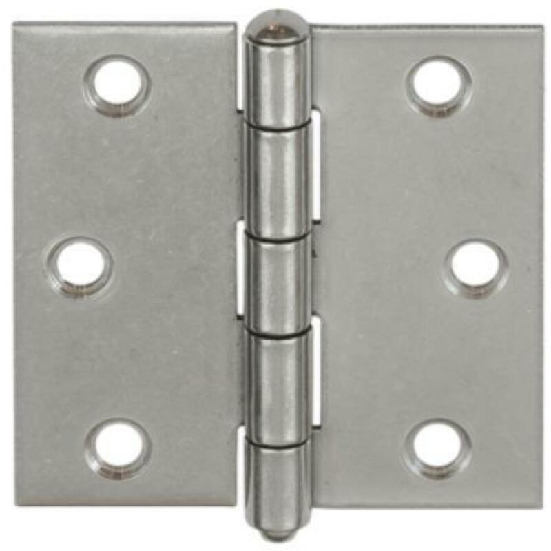 SCHARNIER/VIERK. INOX STIFT 90X90   INOX