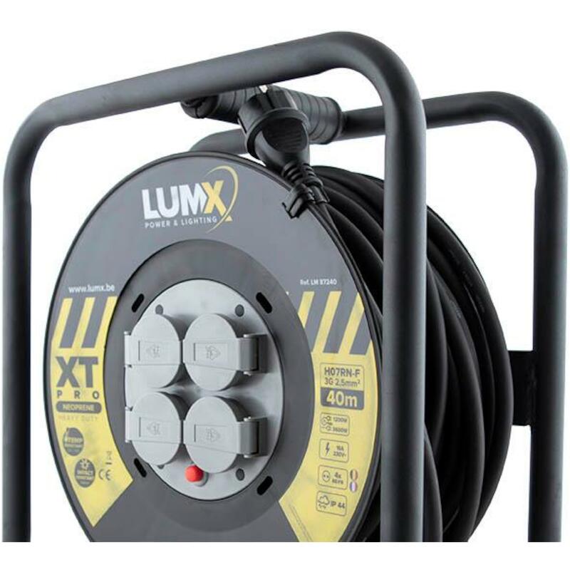 Lumx - Kabelhaspel - xt-pro - lm 87240 - H07RN-F 3g2,5 mm² - 40 m - 230 V - 16 a - BE/FR - 03005038