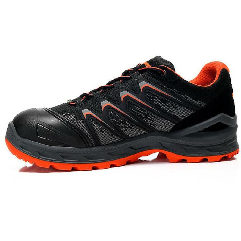 LAGE SCHOEN - LOWA LARROX WORK GTX - S3 ZWART EN ORANJE 41