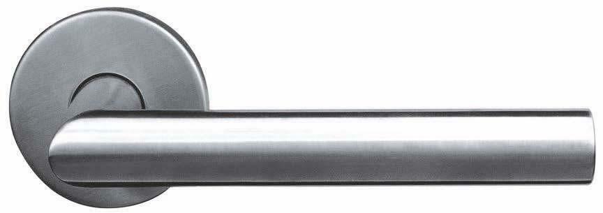 DEURKRUK L GELAST INOX 19MM BASIC           CRIDEA