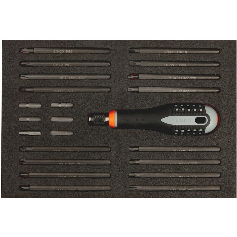 HANDGREEP+15 KLINGEN + BITS BE-8576          BAHCO