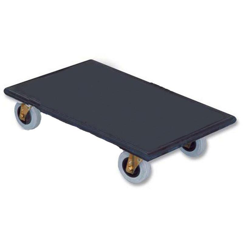PLATEAU ROUL.NOIR 600X350   111TA5921 - 300KG