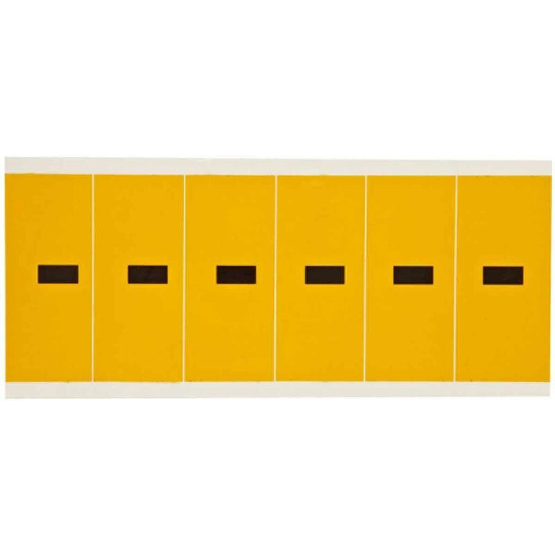 SYMBOOL - BRADY 044081 - '-' ZWART OP GEEL 38X89 MM (150 EA)