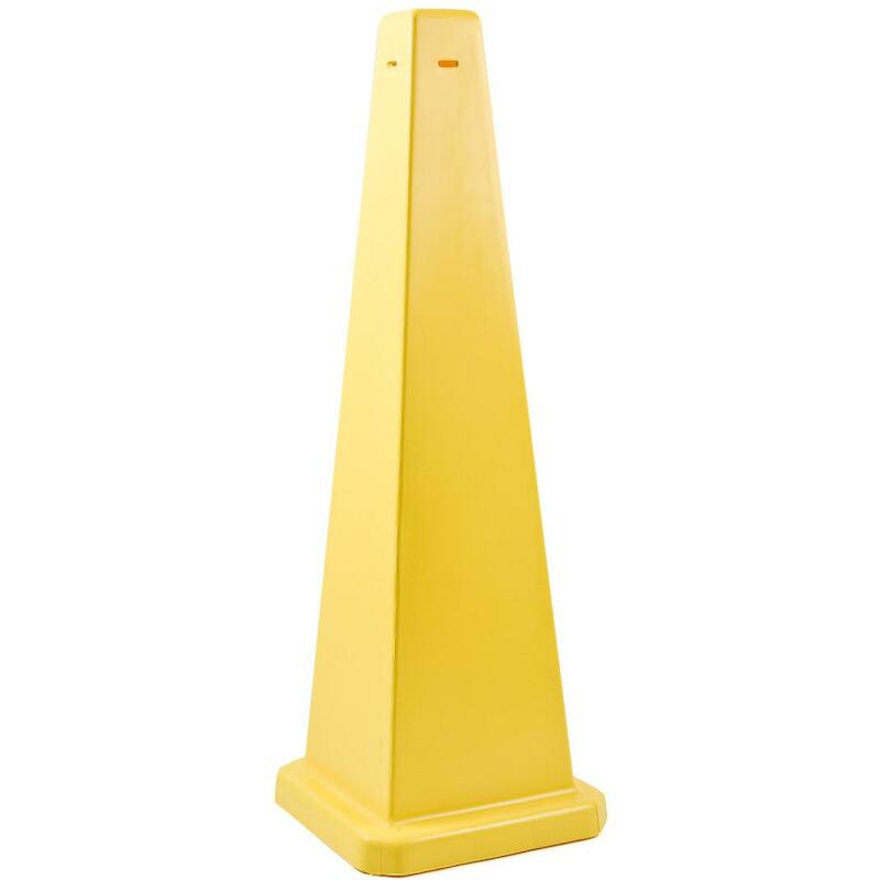 CÔNE 'VIERGE' JAUNE         077198 H=630MM   BRADY
